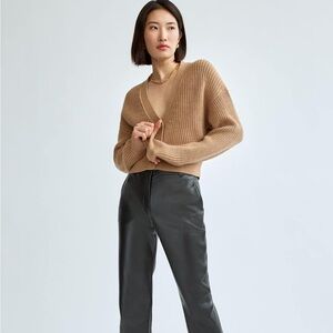 Aritzia Babaton Canberra Merino Wool Cropped Cardigan